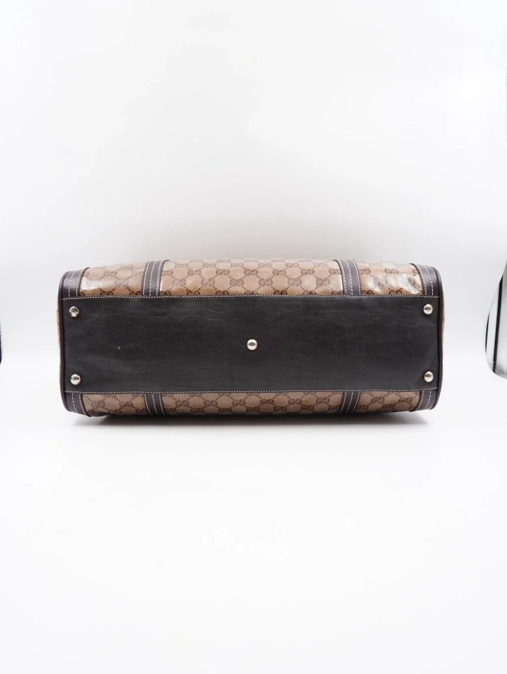 CM18 💗 Gucci Crystal Monogram Duchessa Boston Bag